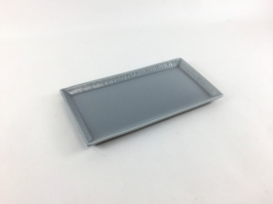 【SALE】145長小皿　クラフトマット(グレー)　(A/B/C/D)　15cm　波佐見焼【訳あり】