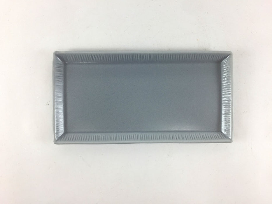 【SALE】145長小皿　クラフトマット(グレー)　(A/B/C/D)　15cm　波佐見焼【訳あり】