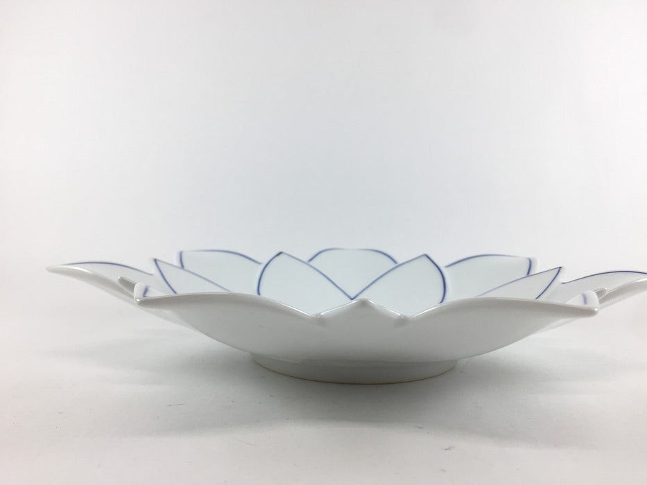 呉須線紋　ロータスレイヤープレート(L)　25cm　有田焼(j.R)