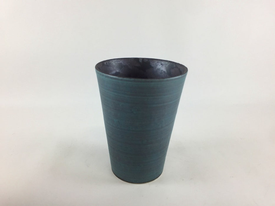 【SALE】210ccグラス　(黒緑/黒青/黒金)　7cm　有田焼【訳あり】