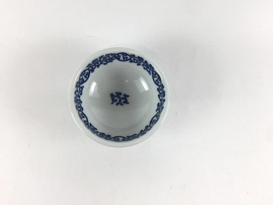 【SALE】帯唐草　三つ足千代口　7cm　波佐見焼【訳あり】(j.R)