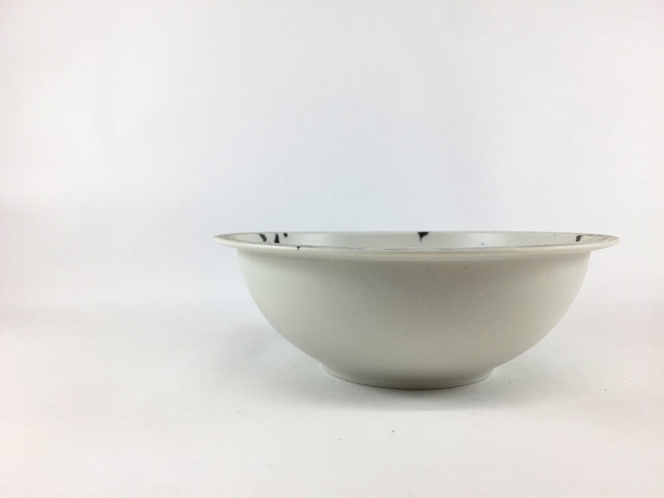 【SALE】160リムボウル　墨トバシ銀ハケ　16cm　有田焼【訳あり】