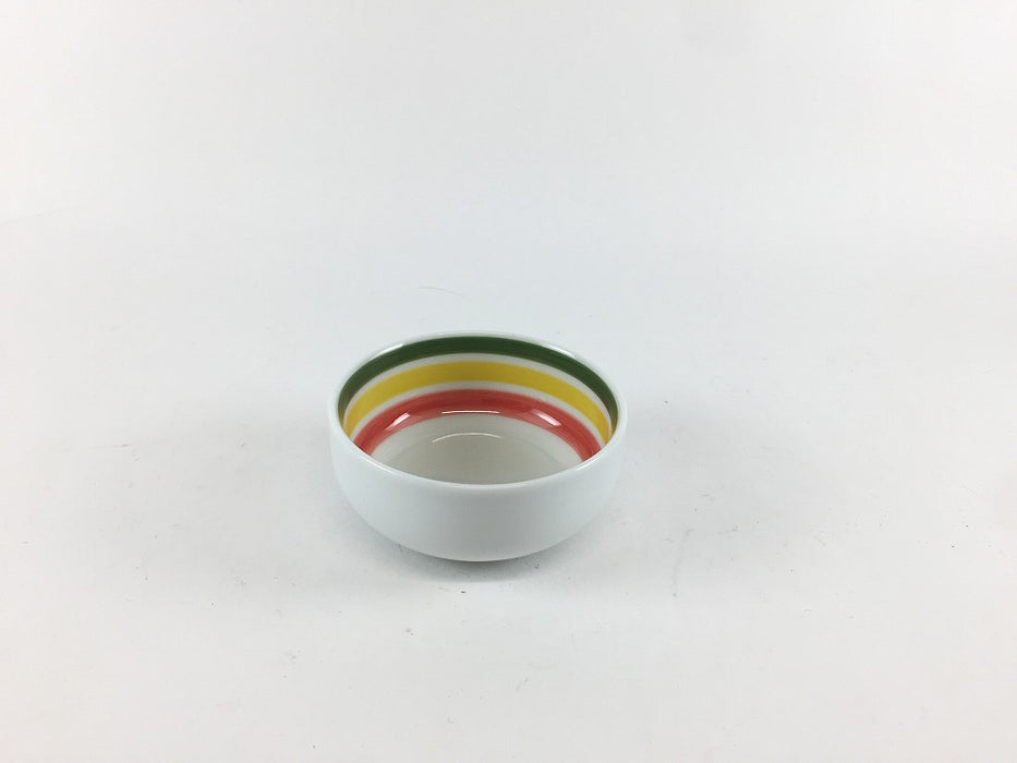 【SALE】6.5cm豆鉢　3色ライン　波佐見焼【訳あり】