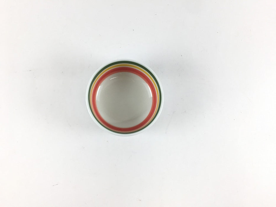 【SALE】6.5cm豆鉢　3色ライン　波佐見焼【訳あり】
