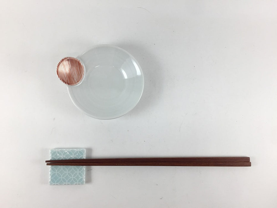 【SALE】手付小皿　(唐草(青)/唐草(赤)/十草(青)/十草(赤))　8.5cm　有田焼【訳あり】(j.R)