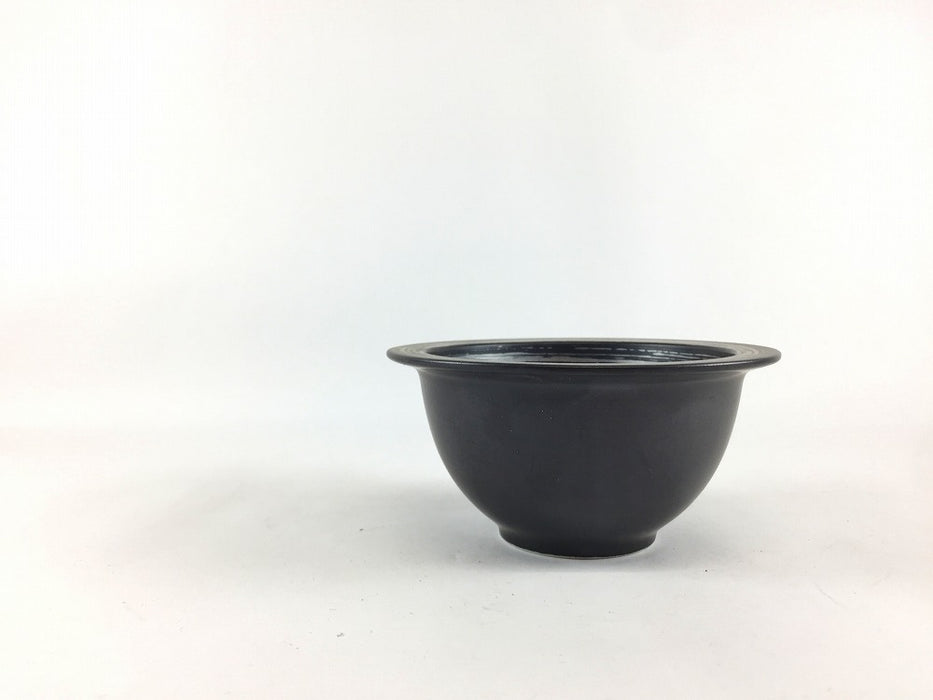 【SALE】100リムボウル　黒銀ハケ　10cm　有田焼【訳あり】