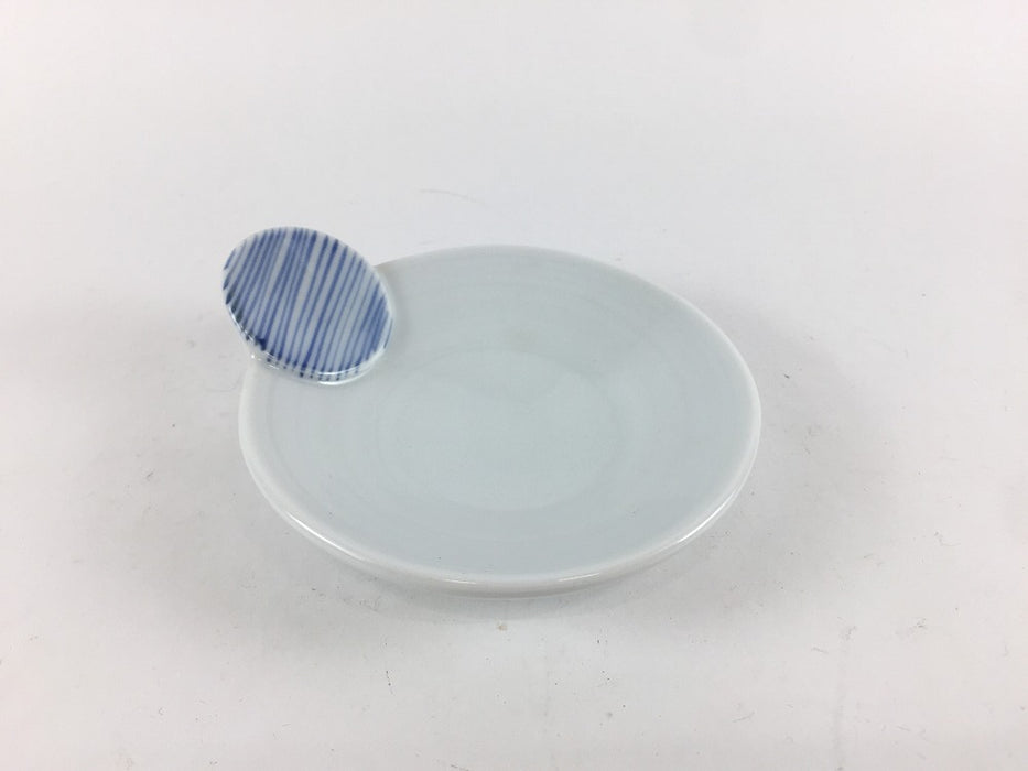 【SALE】手付小皿　(唐草(青)/唐草(赤)/十草(青)/十草(赤))　8.5cm　有田焼【訳あり】(j.R)