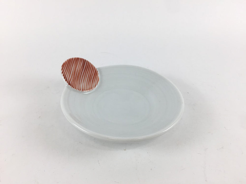 【SALE】手付小皿　(唐草(青)/唐草(赤)/十草(青)/十草(赤))　8.5cm　有田焼【訳あり】(j.R)