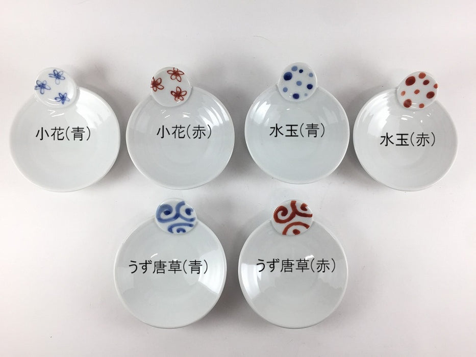 【SALE】手付小皿　(6柄)　8.5cm　有田焼【訳あり】(j.R)