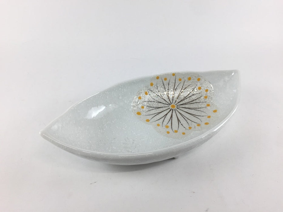 【SALE】花木の葉鉢　21cm　有田焼【訳あり】