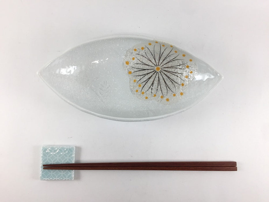 【SALE】花木の葉鉢　21cm　有田焼【訳あり】