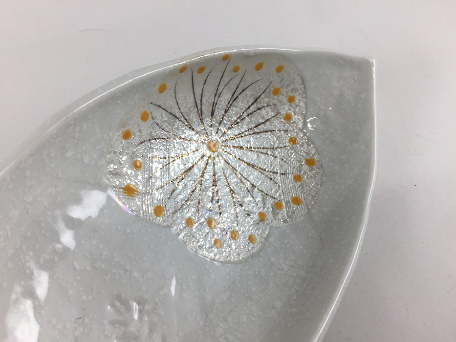 【SALE】花木の葉鉢　21cm　有田焼【訳あり】