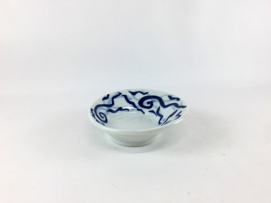 【SALE】片上り90珍味(藍筆遊び)　9cm　有田焼【訳あり】