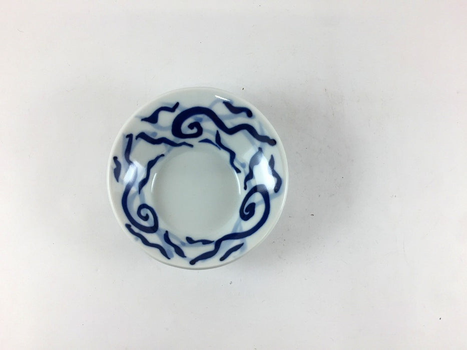 【SALE】片上り90珍味(藍筆遊び)　9cm　有田焼【訳あり】