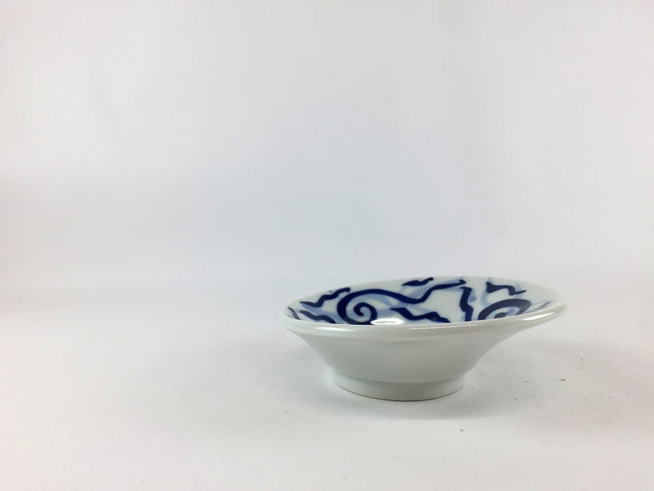 【SALE】片上り90珍味(藍筆遊び)　9cm　有田焼【訳あり】