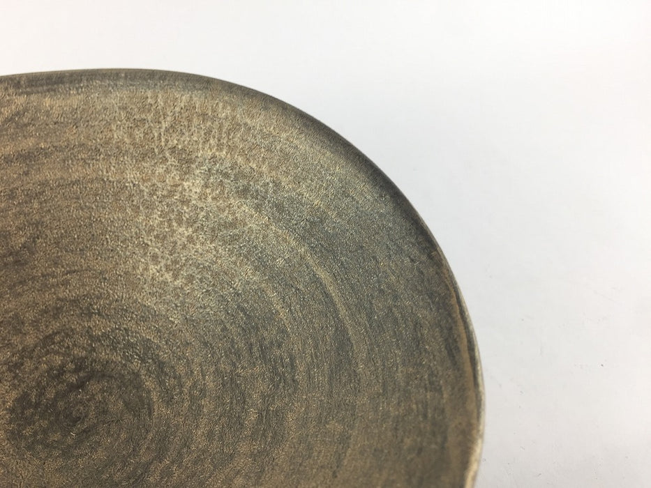 【SALE】145三角丸鉢　黒金　15cm　有田焼【訳あり】