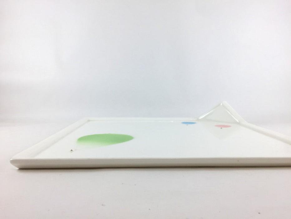 【SALE】折目角陶板(風船)　27cm　有田焼【訳あり】