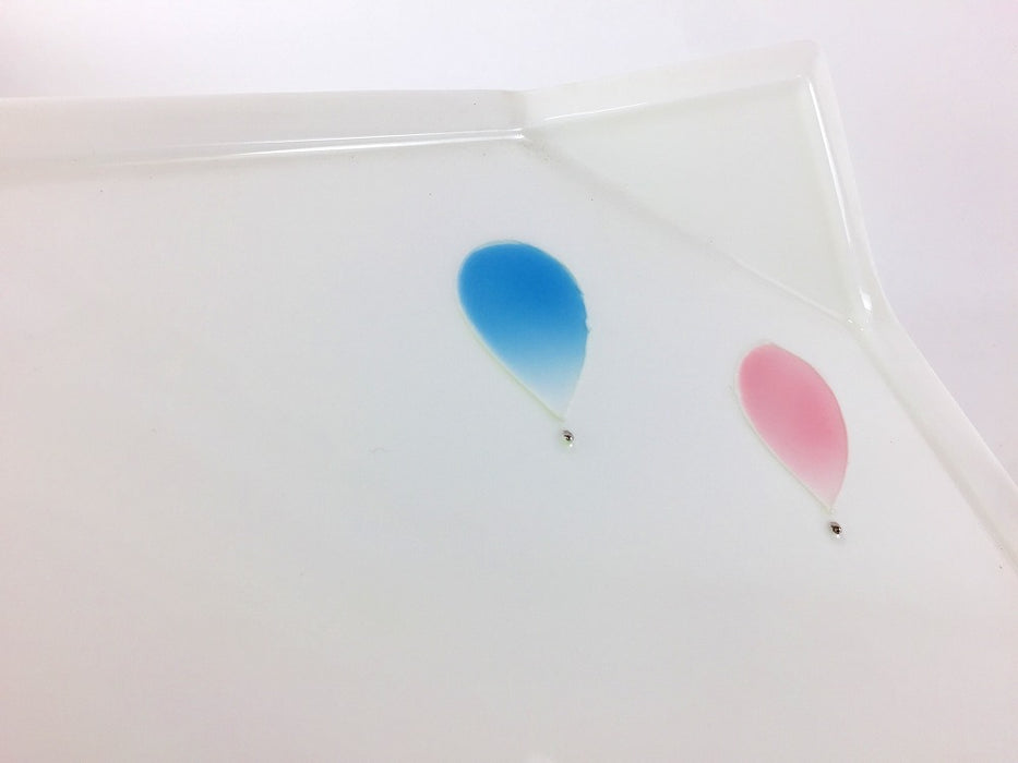 【SALE】折目角陶板(風船)　27cm　有田焼【訳あり】