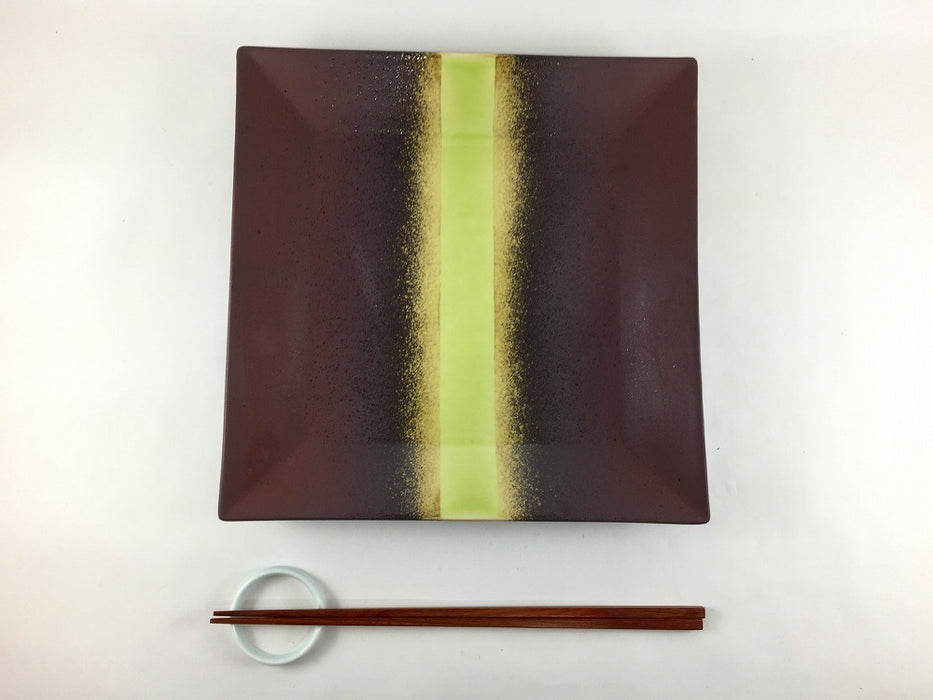 【SALE】焼〆額渕8寸皿　22cm　有田焼【訳あり】