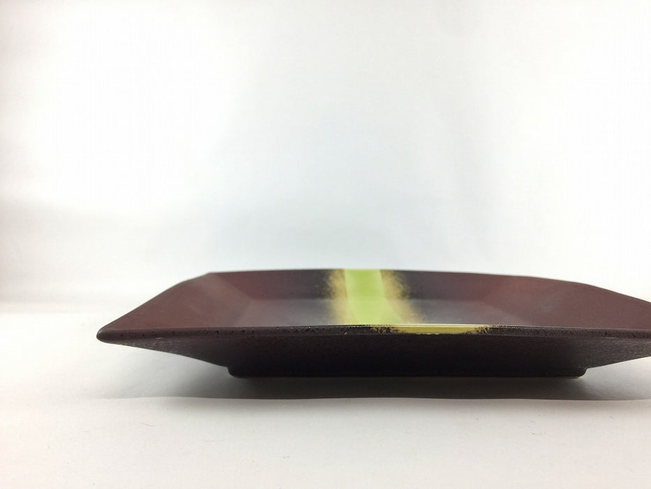 【SALE】焼〆額渕8寸皿　22cm　有田焼【訳あり】