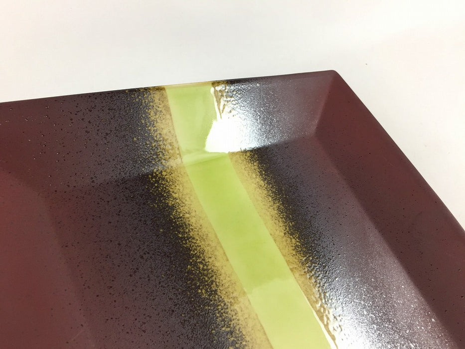 【SALE】焼〆額渕8寸皿　22cm　有田焼【訳あり】