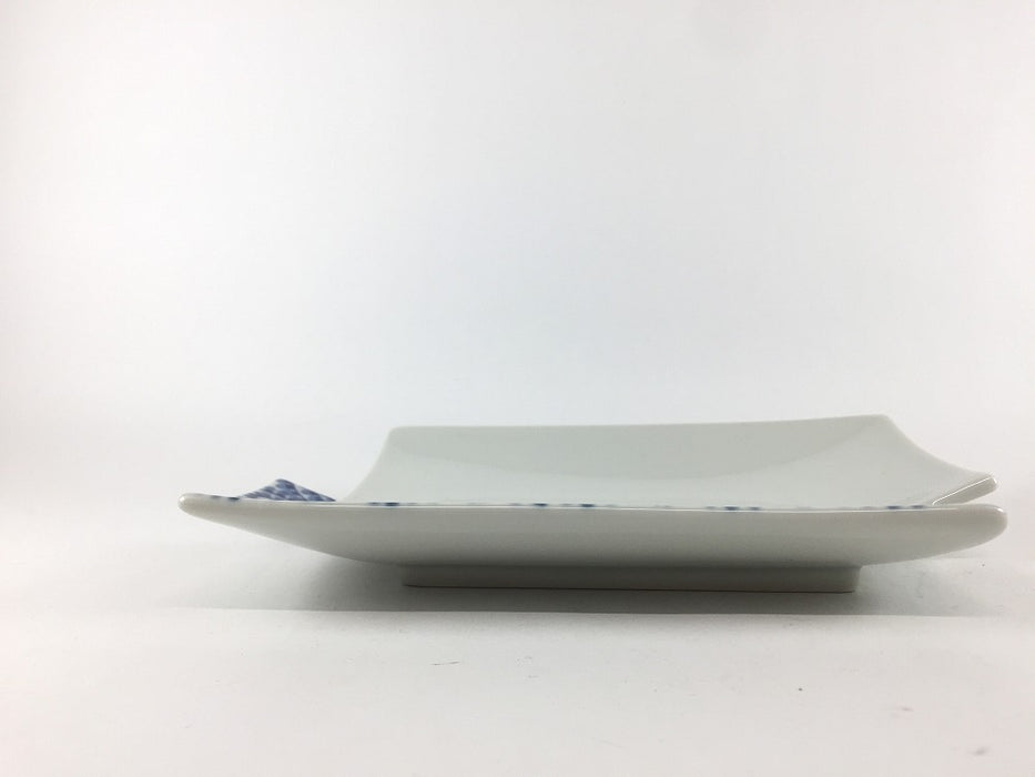 【SALE】タコ唐草地紋合せ皿　20cm　有田焼【訳あり】