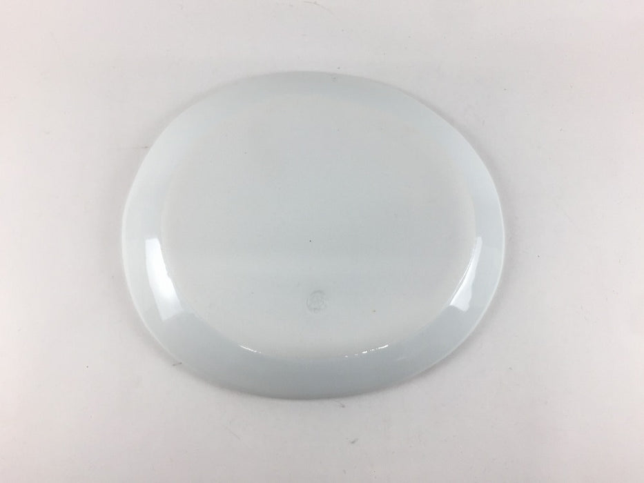 【SALE】19cm楕円皿　うすずみ桜　有田焼【訳あり】(j.R)