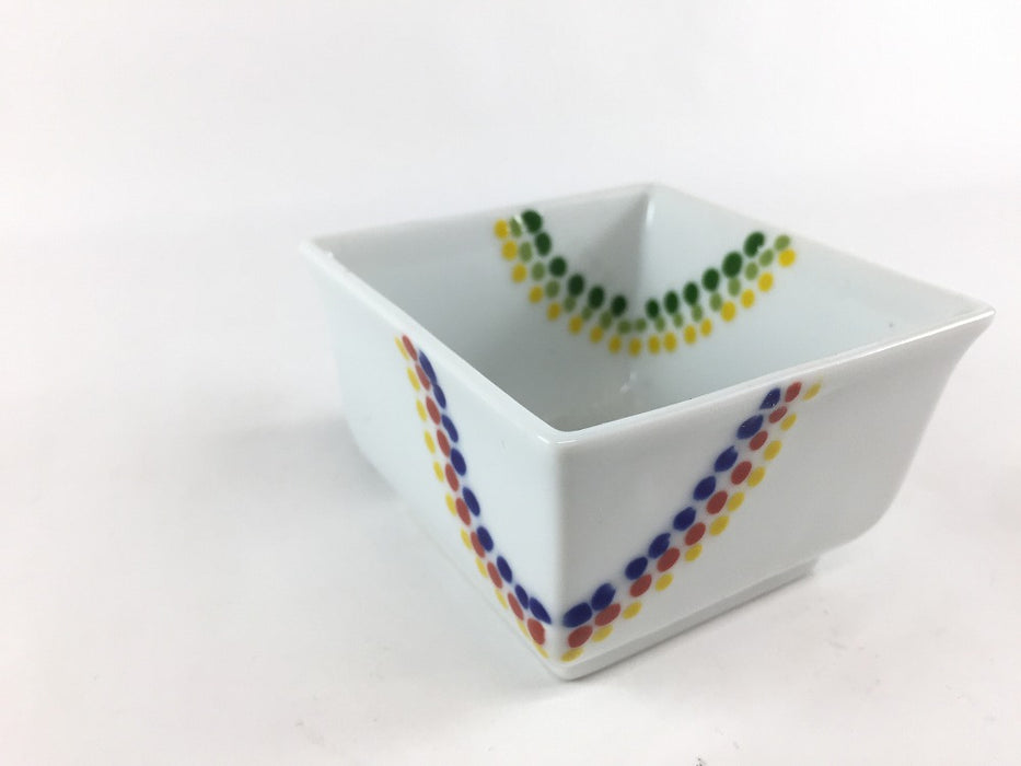 【SALE】角小鉢.花火　7cm　波佐見焼(j.R)【訳あり】