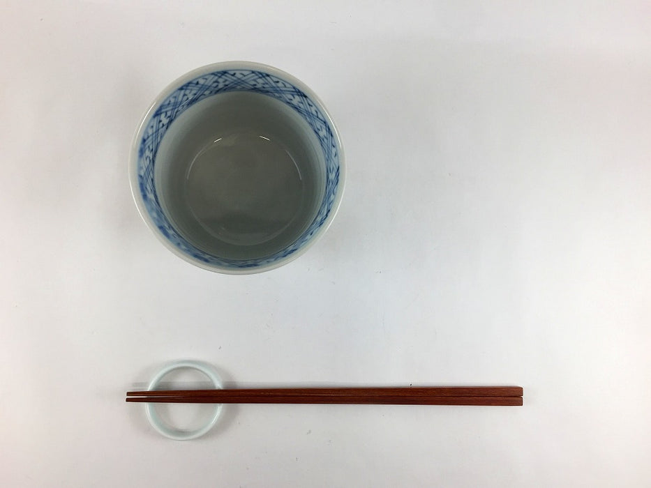 【SALE】赤絵地紋花丸紋四脚小鉢　10cm　有田焼【訳あり】