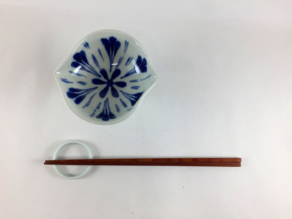 【SALE】しぼり釉木立両翼高台小付　10.5cm　有田焼【訳あり】