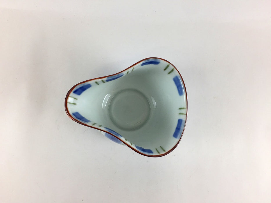 【SALE】変形小鉢(青麦手)　10.5cm　有田焼【訳あり】