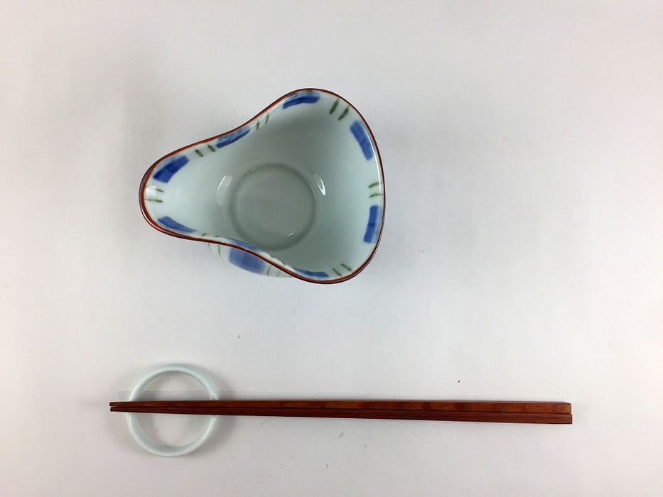 【SALE】変形小鉢(青麦手)　10.5cm　有田焼【訳あり】