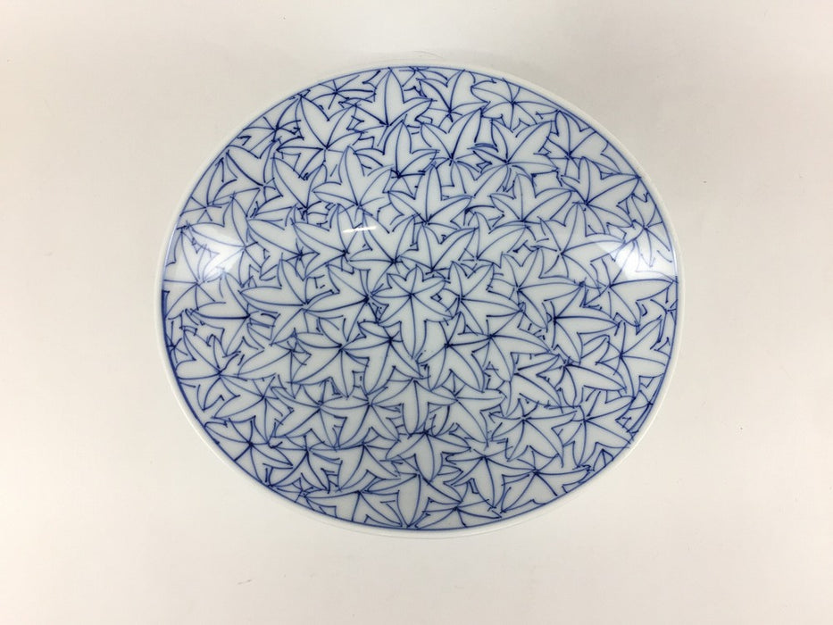 160楕円鉢　染紅葉詰　16cm　波佐見焼