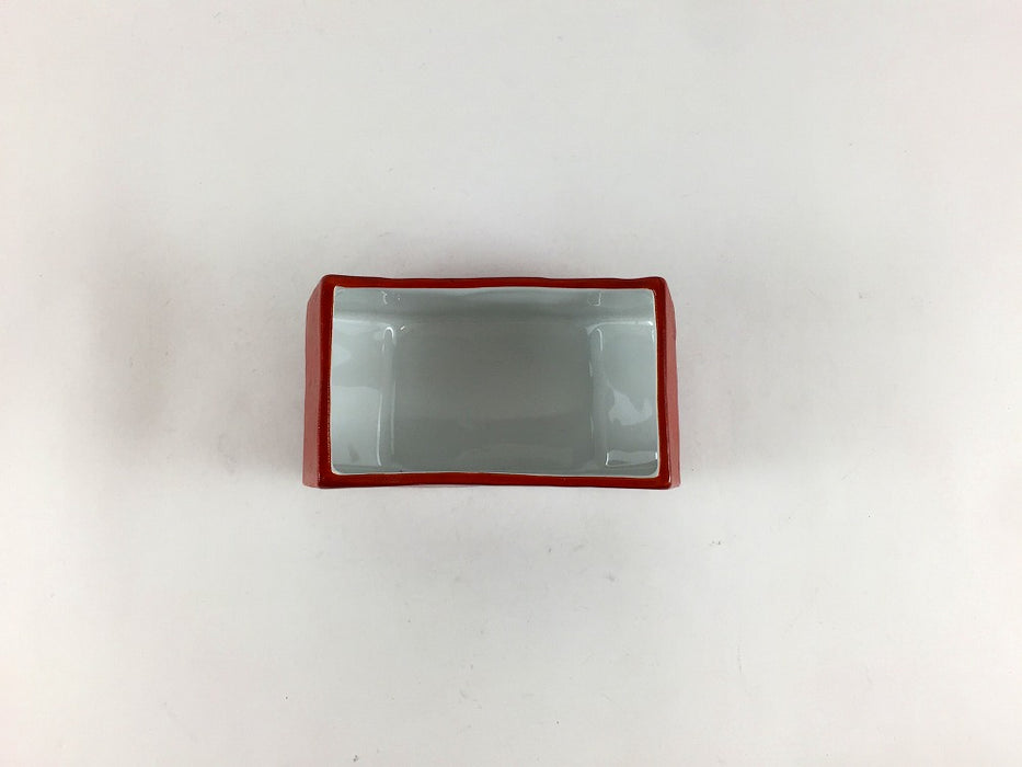 【SALE】ブロック小付(朱巻)　9.5cm　有田焼【訳あり】