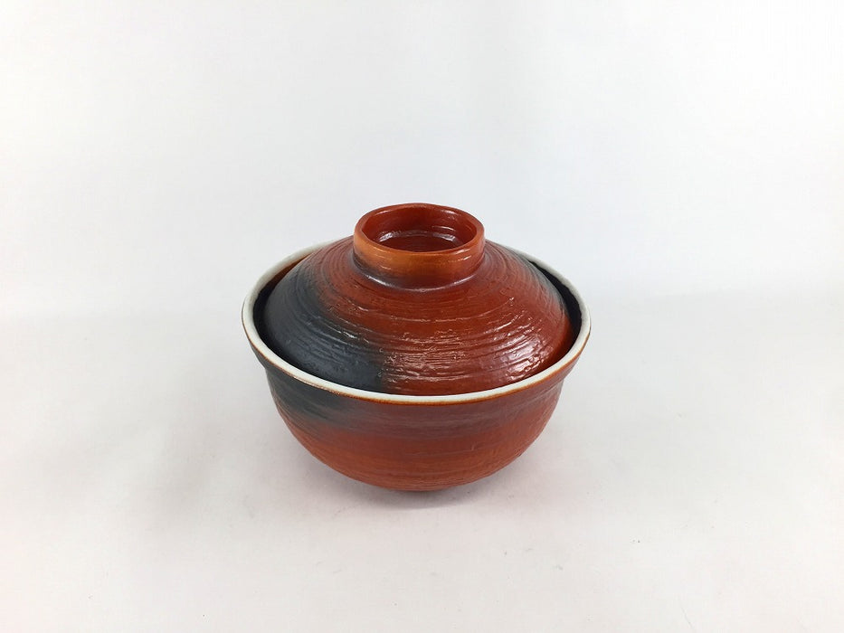【SALE】黒茶蓋物　12cm　有田焼【訳あり】