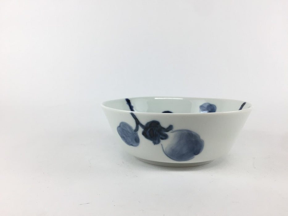 【SALE】120反ボウル　染なす　12cm　有田焼【訳あり】