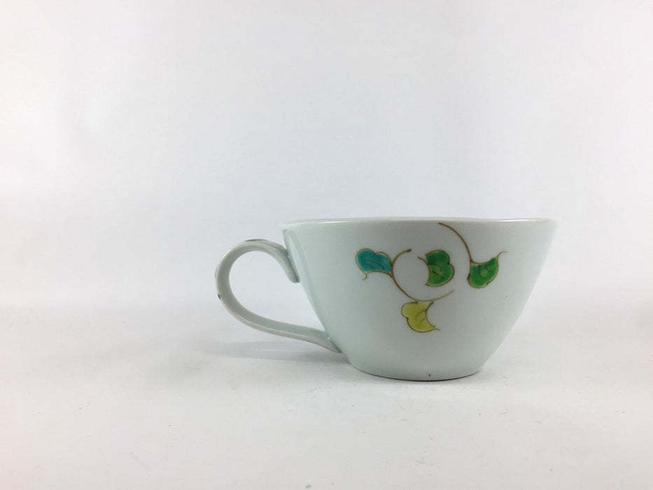 【SALE】色絵唐草手付スープカップ　11cm　有田焼【訳あり】