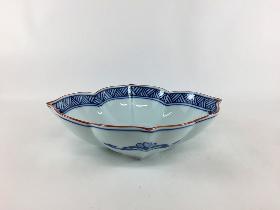 【SALE】花木甲向鉢　網代紋(A/Ｂ/C/D)　波佐見焼【訳あり】