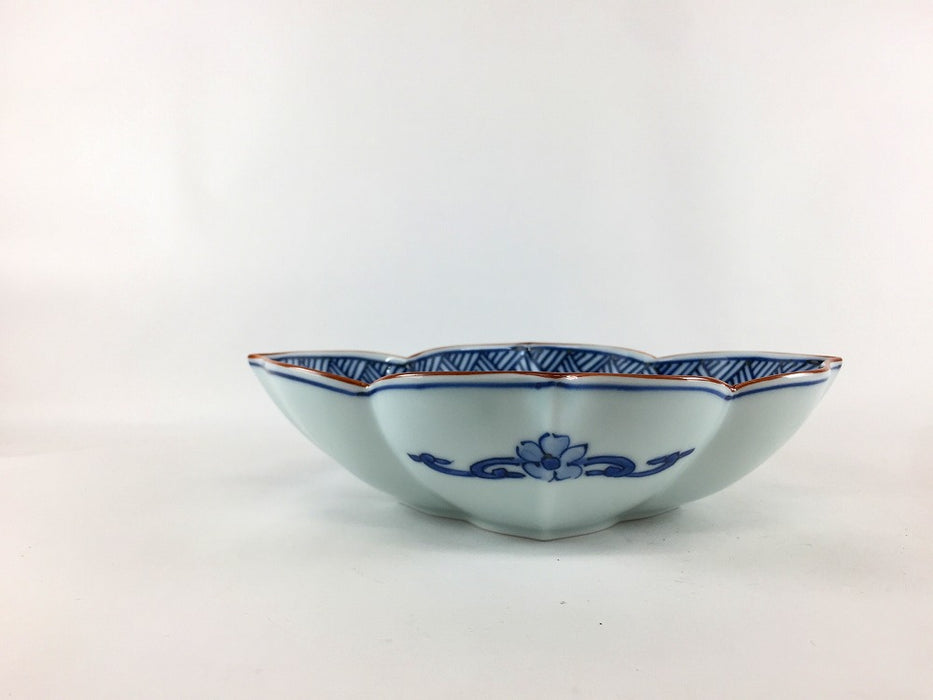 【SALE】花木甲向鉢　網代紋(A/Ｂ/C/D)　波佐見焼【訳あり】