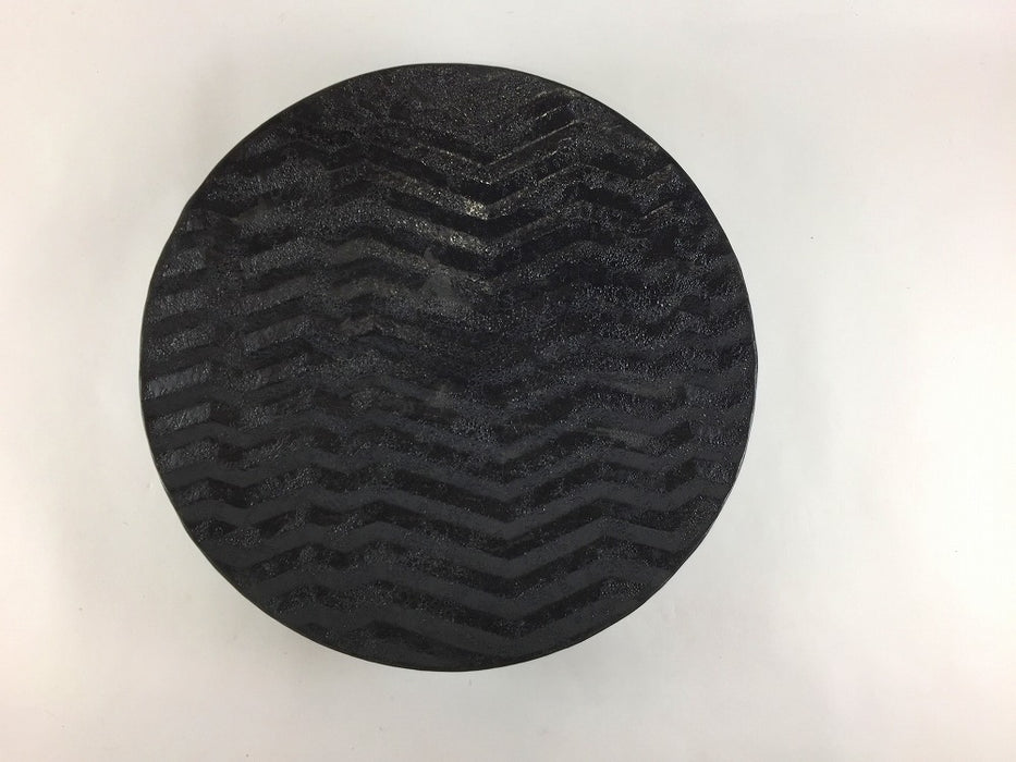 【SALE】220ゼブラ平鉢　泡黒彩　22cm　有田焼【訳あり】