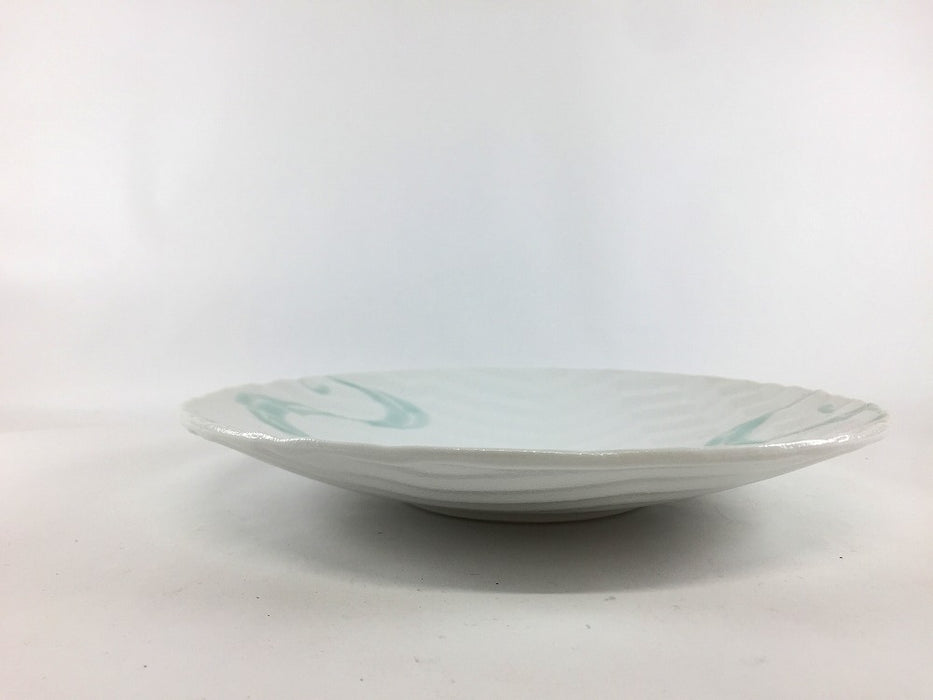【SALE】220ゼブラ平鉢　青白流水　22cm　有田焼【訳あり】