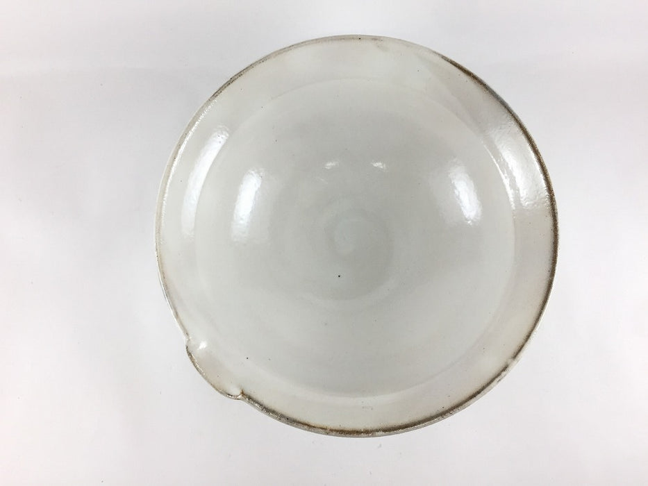 【SALE】白化粧かぶと鉢　22cm　波佐見焼(j.R)【訳あり】