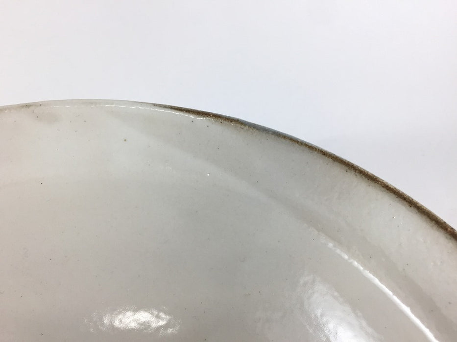 【SALE】白化粧かぶと鉢　22cm　波佐見焼(j.R)【訳あり】