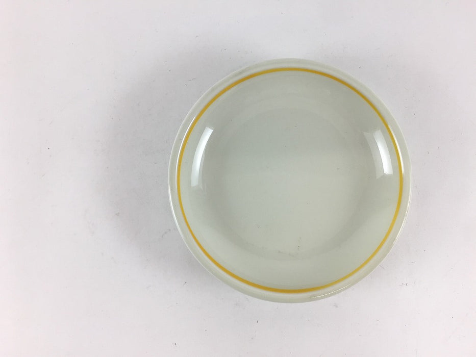 【SALE】9cm小皿.黄筋 　有田焼(j.R)【訳あり】