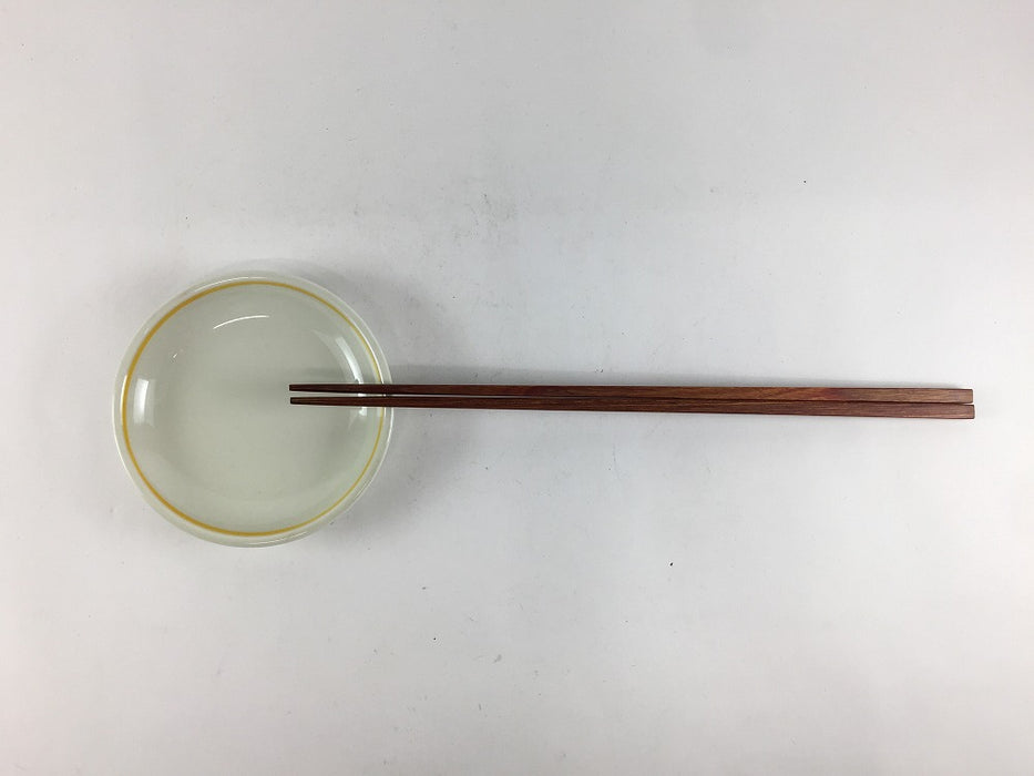 【SALE】9cm小皿.黄筋 　有田焼(j.R)【訳あり】