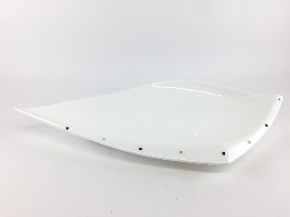 【SALE】黒金一珍剣先皿　31cm　有田焼【訳あり】