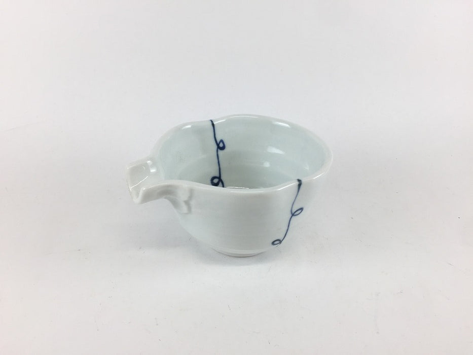 【SALE】片口小付　藍糸　10cm　波佐見焼 【訳あり】