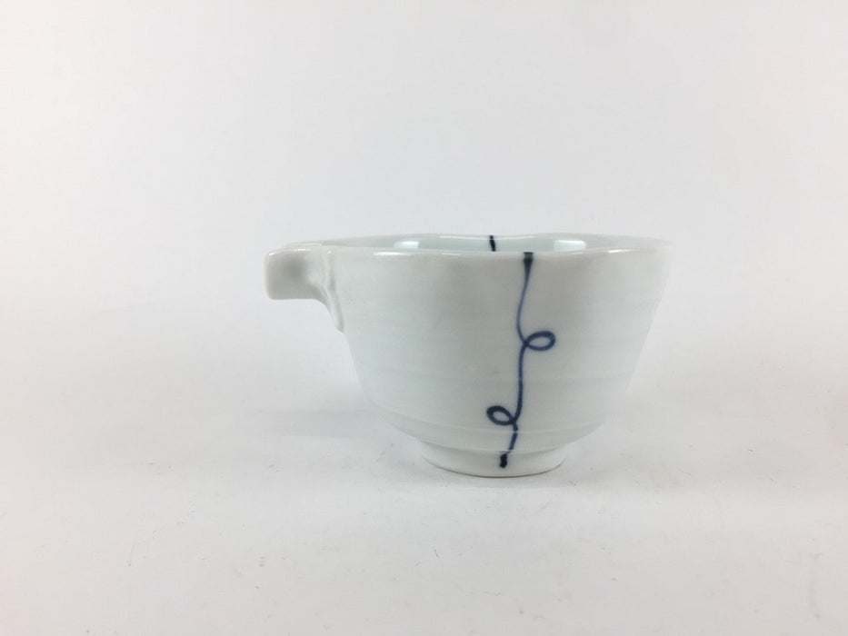 【SALE】片口小付　藍糸　10cm　波佐見焼 【訳あり】