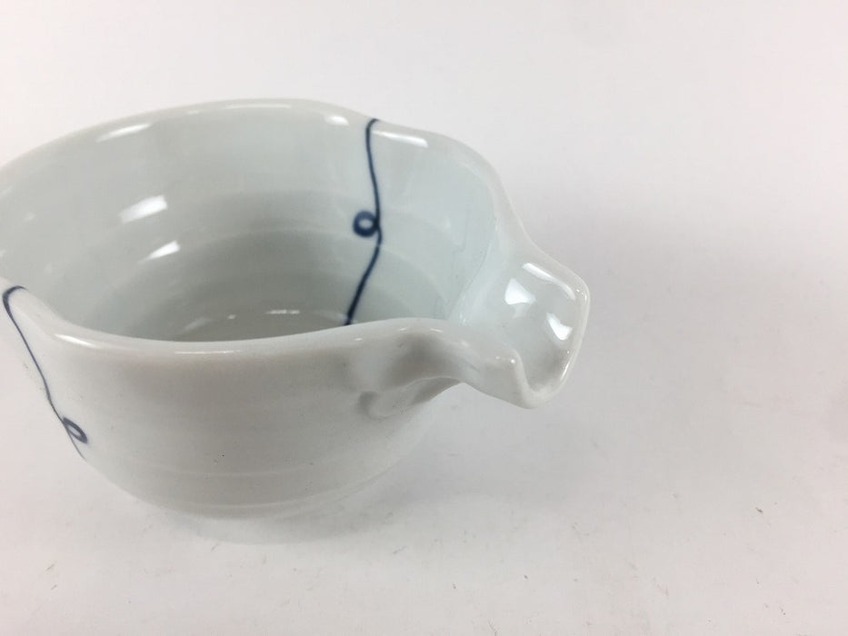 【SALE】片口小付　藍糸　10cm　波佐見焼 【訳あり】