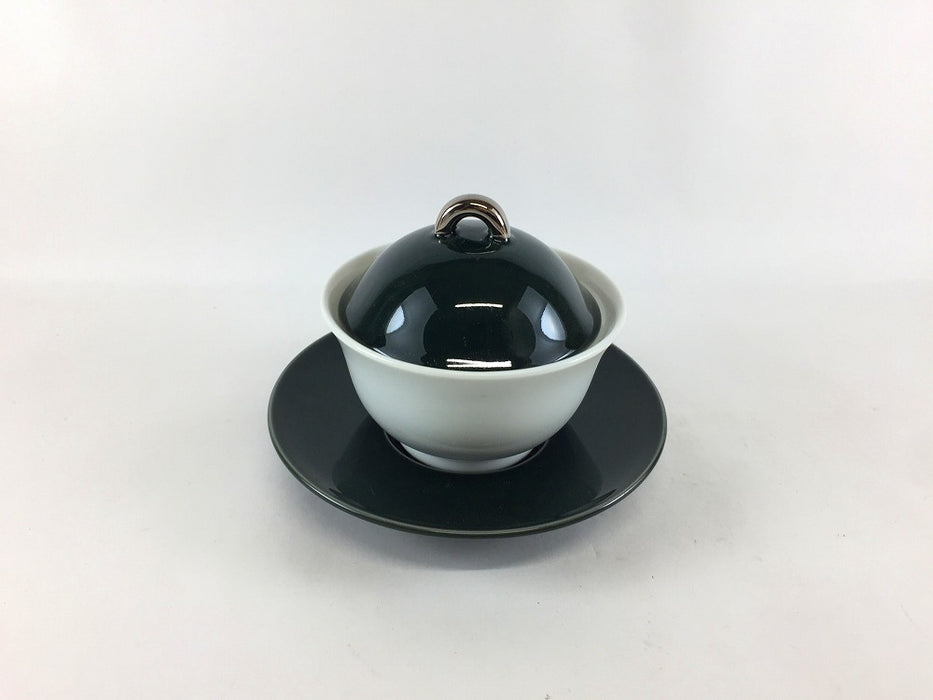 【SALE】小蓋物セット(深紺)　9cm　有田焼【訳あり】